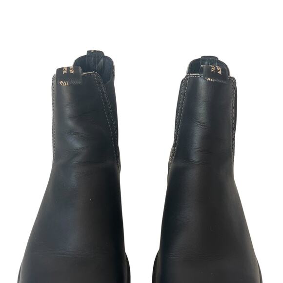 Blundstone 1448 High Top Chelsea Boots Voltan Black Brogue AU 8 / US W 11 / M 10